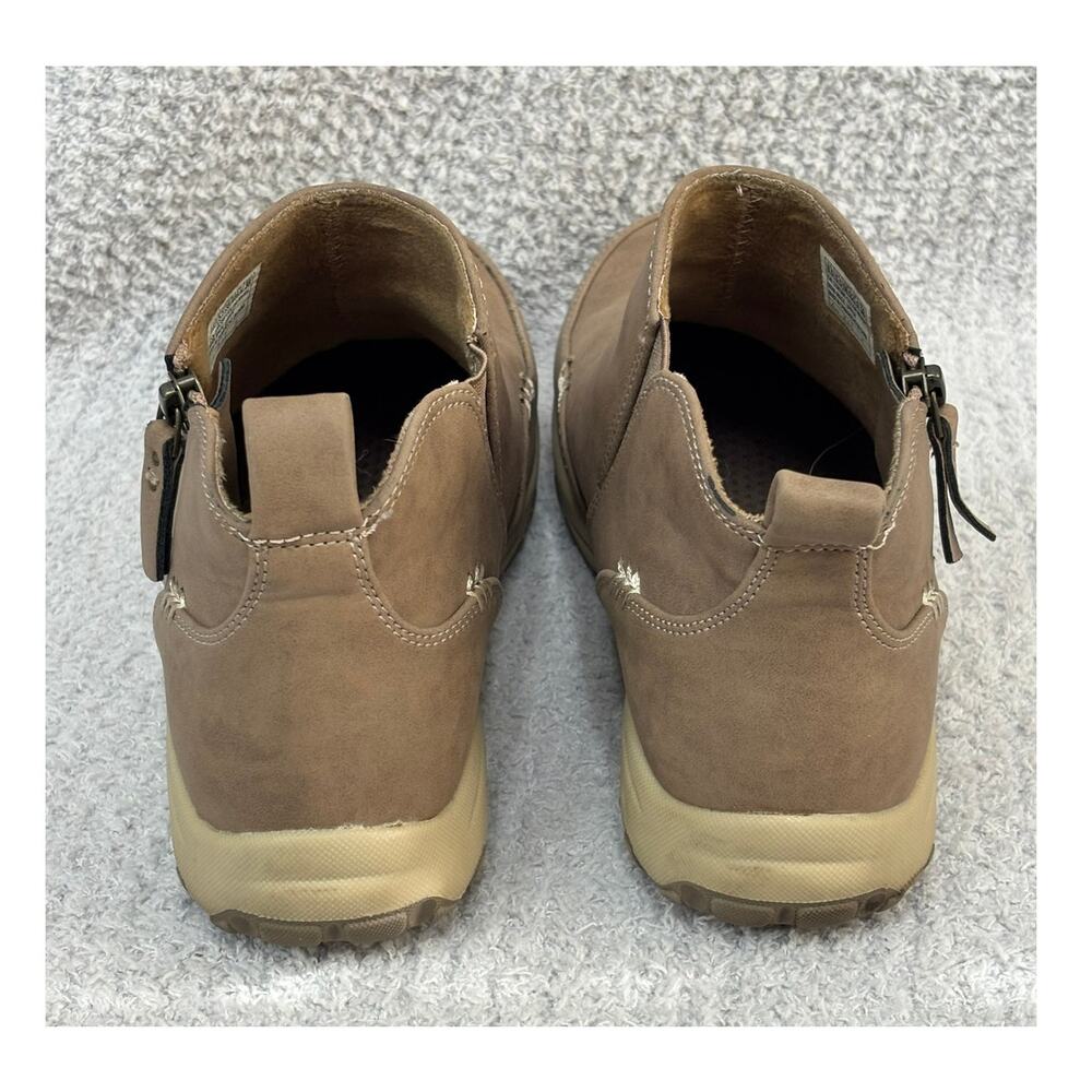 Skechers Women's Tan Faux Suede Relaxed Fit Booties Boots Size 8.5 #67115 - Picture 3 of 8